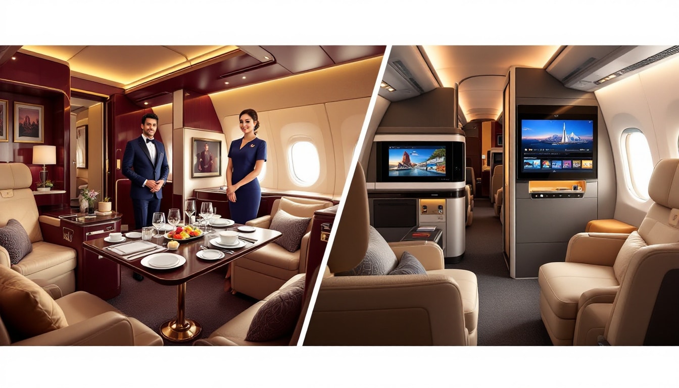 découvrez notre comparatif détaillé entre qatar airways et singapore airlines pour déterminer quelle compagnie offre la meilleure expérience en classe affaires. nous analysons le service, le confort, les repas et bien plus encore pour vous aider à faire le meilleur choix.