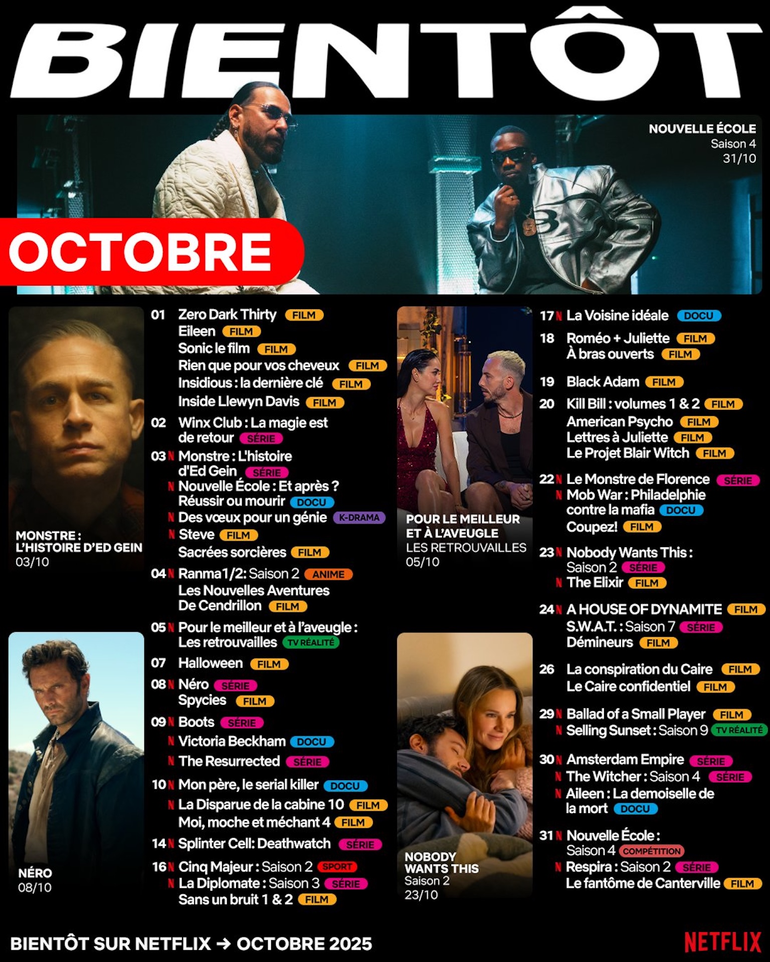 découvrez les derniers films et séries à ne pas manquer : actualités, critiques et nouveautés du cinéma et des plateformes de streaming.